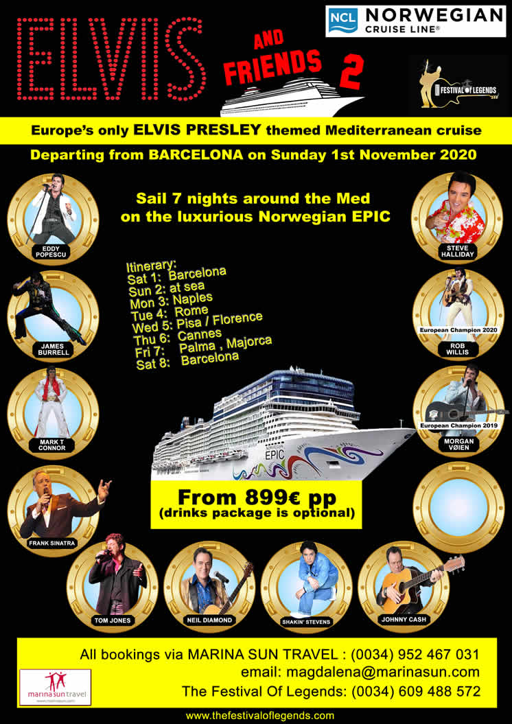 elvis themed cruises
